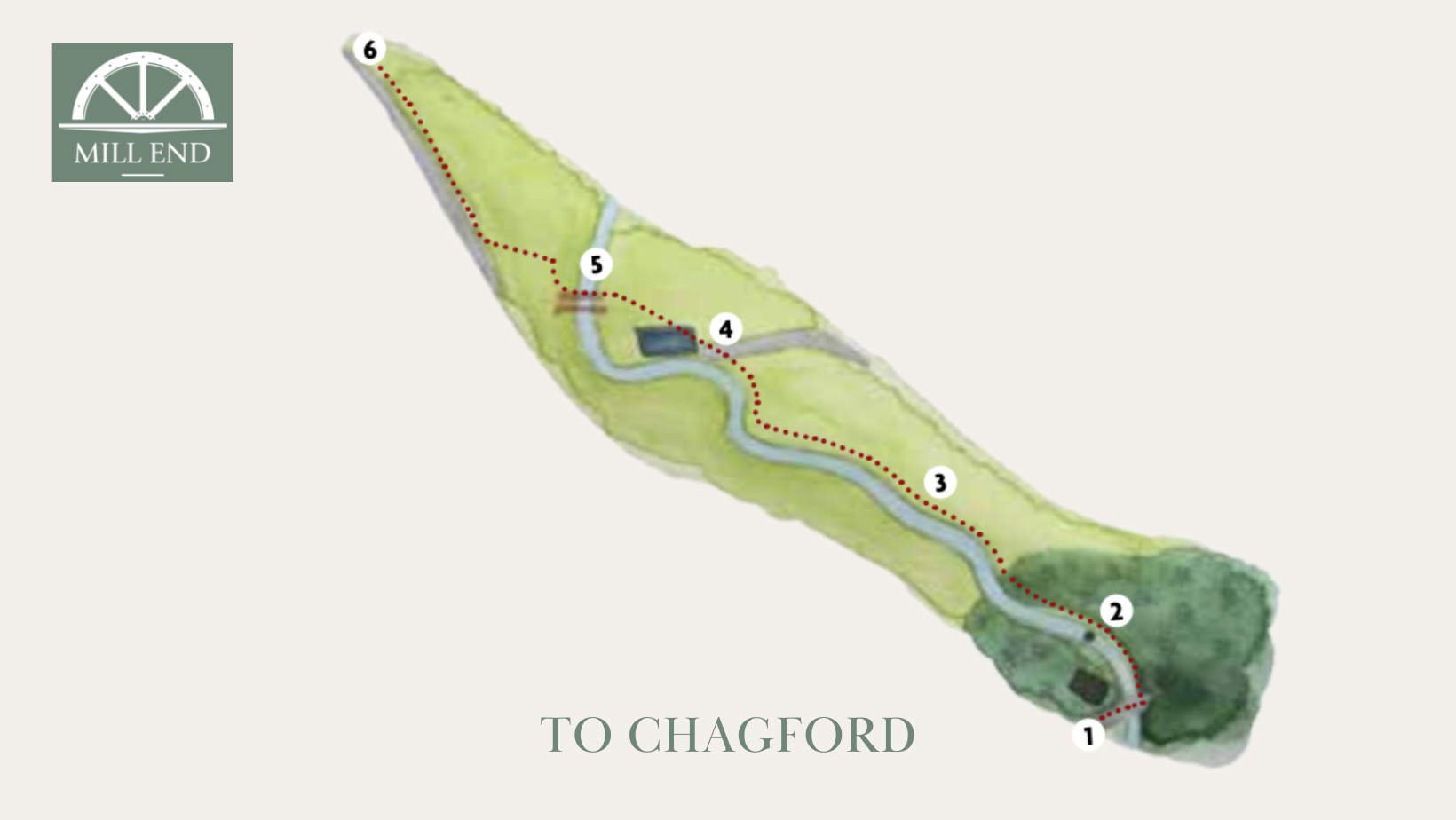 Walk to Chagford Map