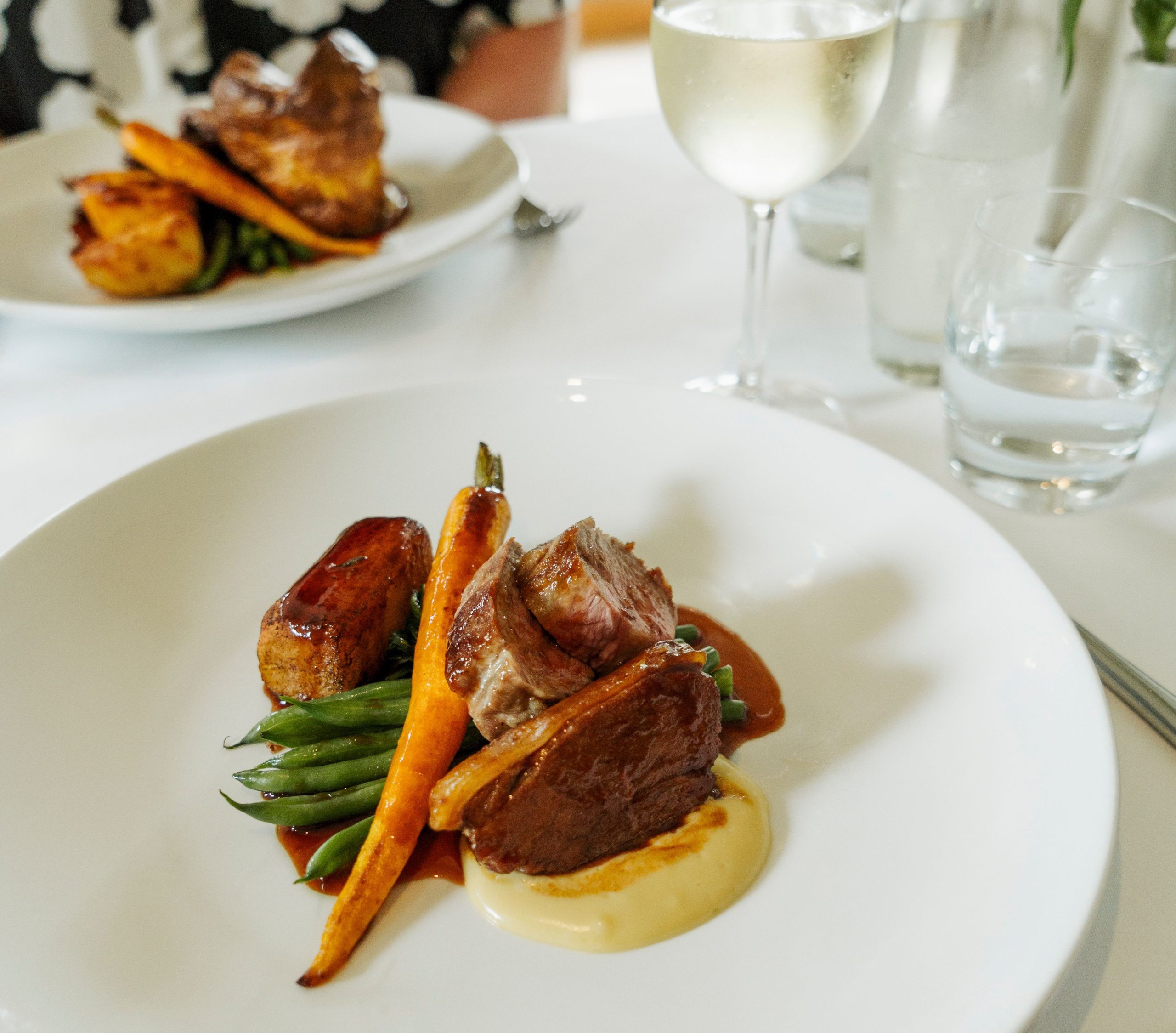Mill End Hotel luxury fine-dining Dartmoor Roast Dinner