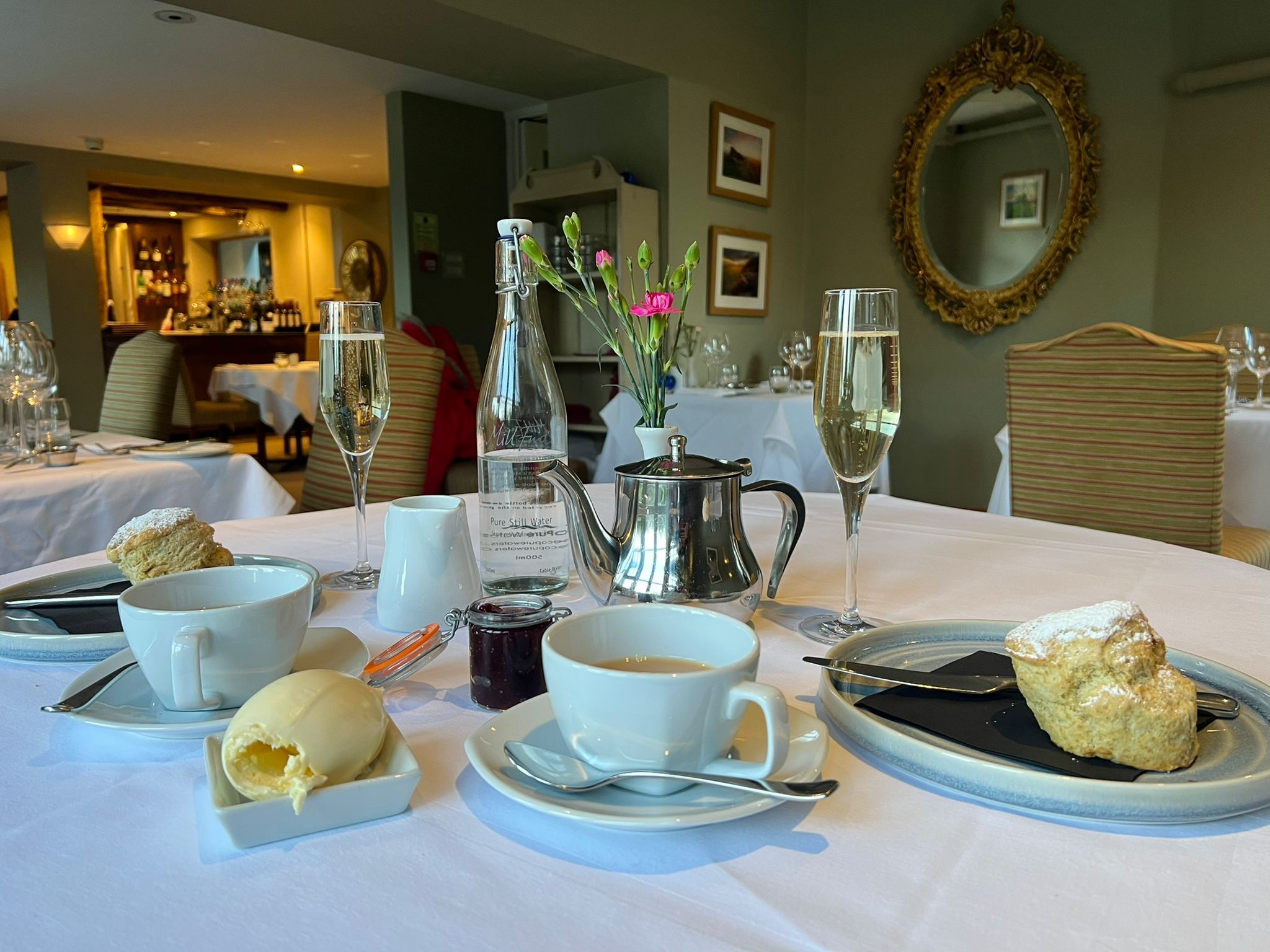 Dartmoor cream tea and afternoon tea at award winning mill end country hotel